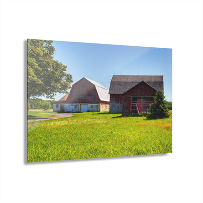 U R There Photography Atwell Road Trio Rustic Farmhouse Acrylic Wall Print