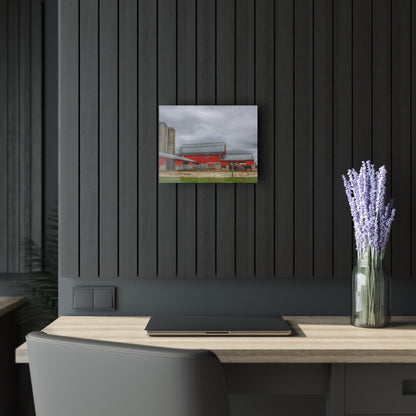 U R There Photography Daley Road Cow Barn Rustic Farmhouse Acrylic Wall Print