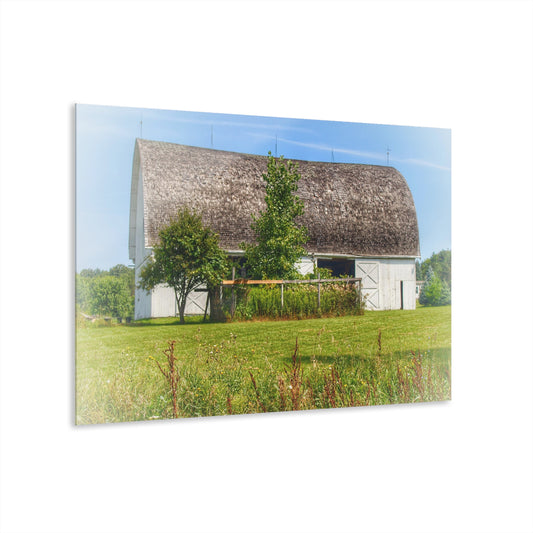 U R There Photography Country White Rustic Farmhouse Acrylic Wall Print