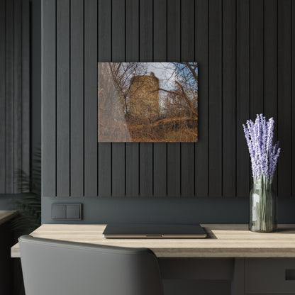 U R There Photography Hidden Silo of Fostoria Rustic Farmhouse Acrylic Wall Print