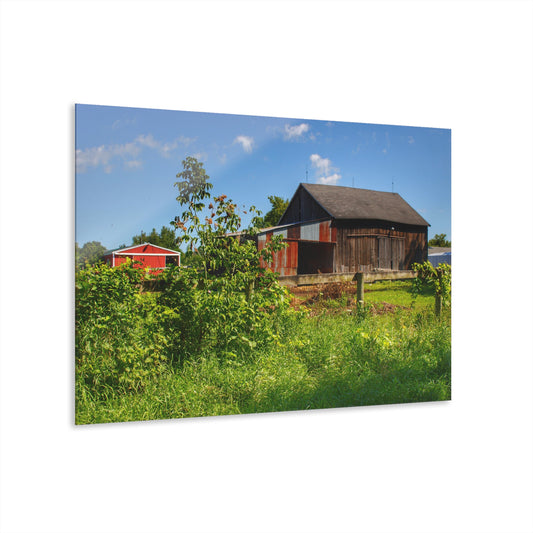 U R There Photography Beyond the Fence on Hunters Creek Rustic Farmhouse Acrylic Wall Print