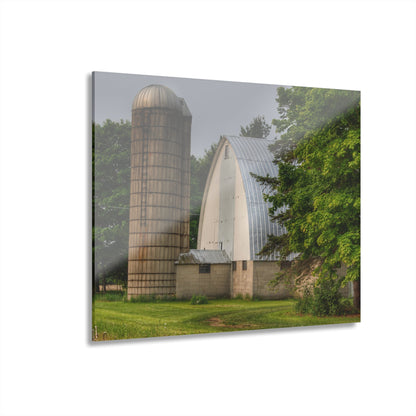 U R There Photography Carpenter Road White I Rustic Farmhouse Acrylic Wall Print