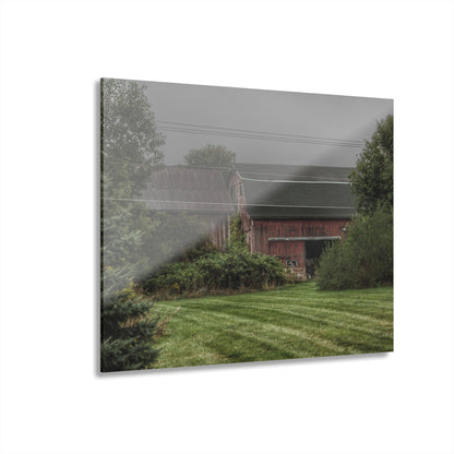 U R There Photography Bowers Road Grey Duo II Rustic Farmhouse Acrylic Wall Print