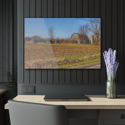 U R There Photography Stanley Road Greys Rustic Farmhouse Acrylic Wall Print