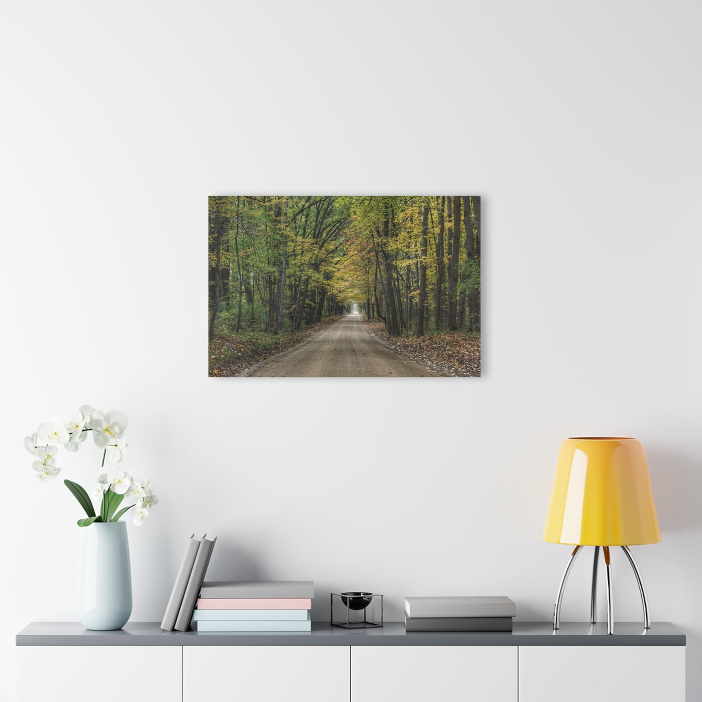 U R There Photography Country Roads in Dryden IV Rustic Farmhouse Acrylic Wall Print