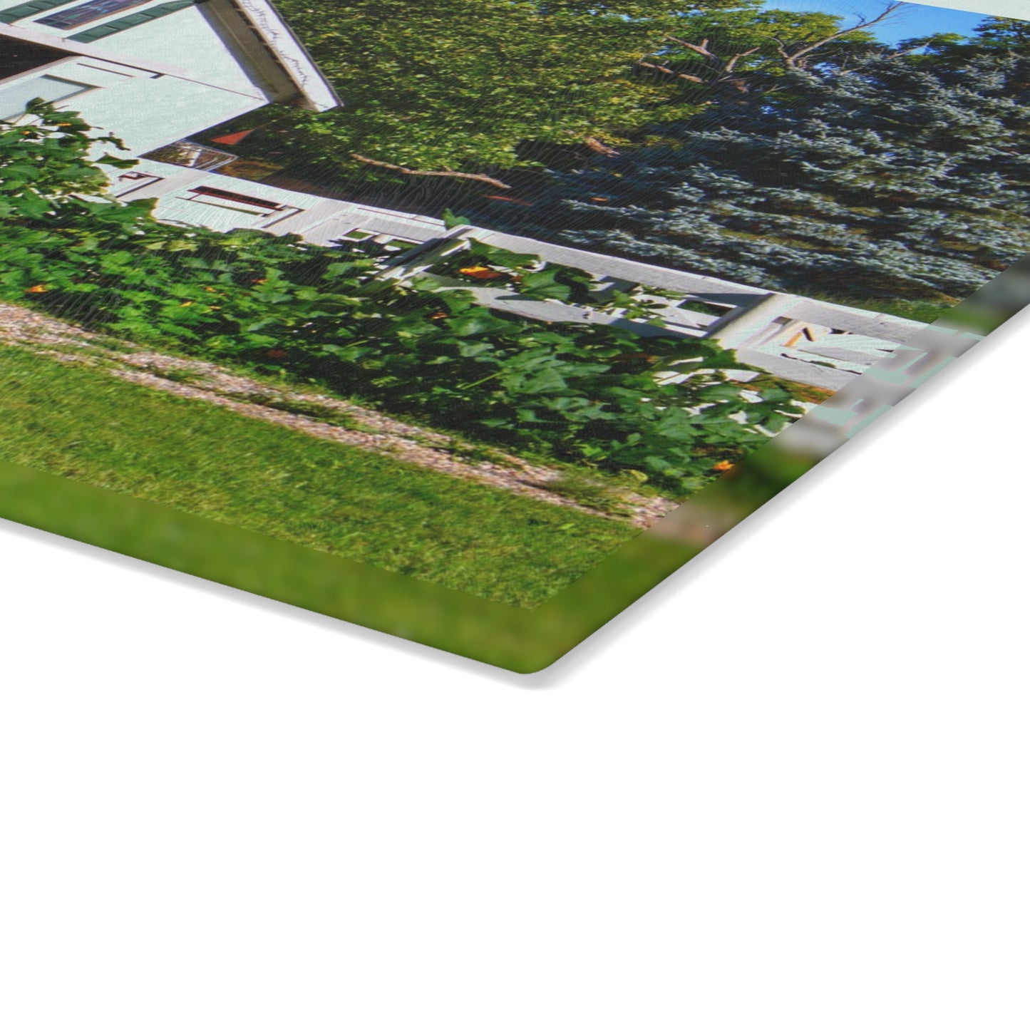 U R There Photography Beyond the Fence on Baldwin Rustic Farmhouse Tempered-Glass Cutting Board