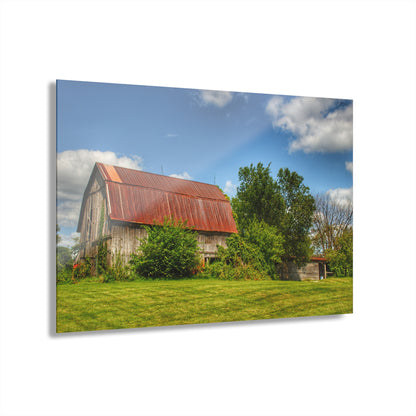 U R There Photography Grey Road Rusted II Rustic Farmhouse Acrylic Wall Print