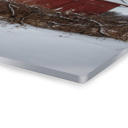 U R There Photography Hadley Road Barn at the Bend Rustic Farmhouse Acrylic Wall Print