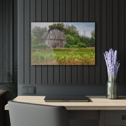 U R There Photography Frankford Road Grey Rustic Farmhouse Acrylic Wall Print