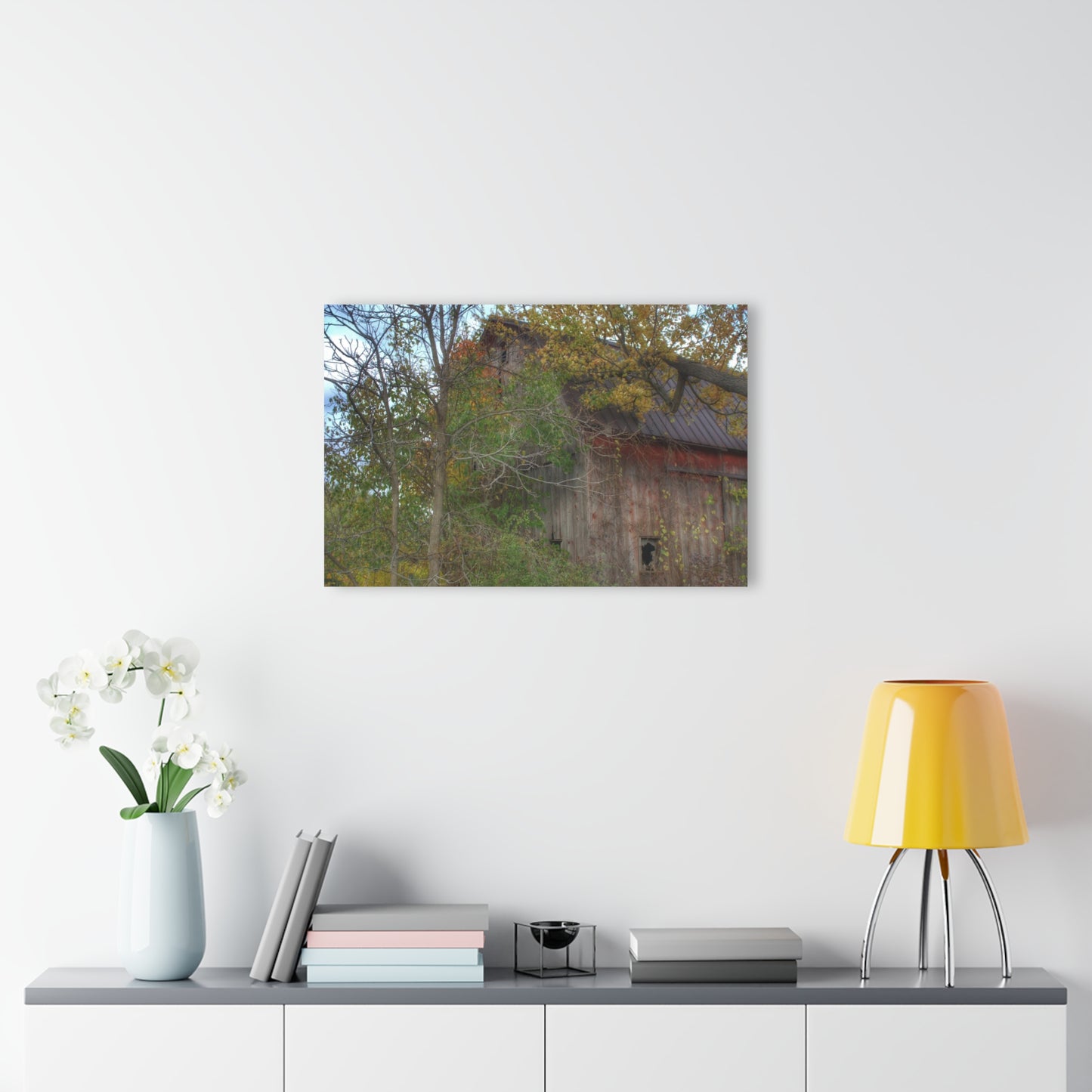 U R There Photography Annie's Barn I Rustic Farmhouse Acrylic Wall Print