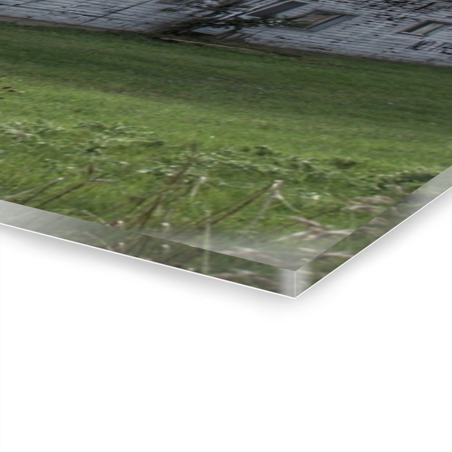 U R There Photography Metamora M-24 White Rustic Farmhouse Acrylic Wall Print