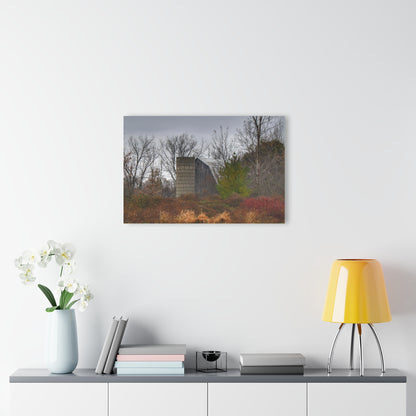 U R There Photography Freiberger Road Hidden Grey Rustic Farmhouse Acrylic Wall Print