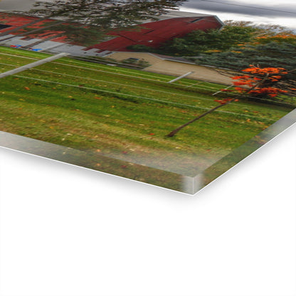 U R There Photography Farnsworth Road Red I Rustic Farmhouse Acrylic Wall Print