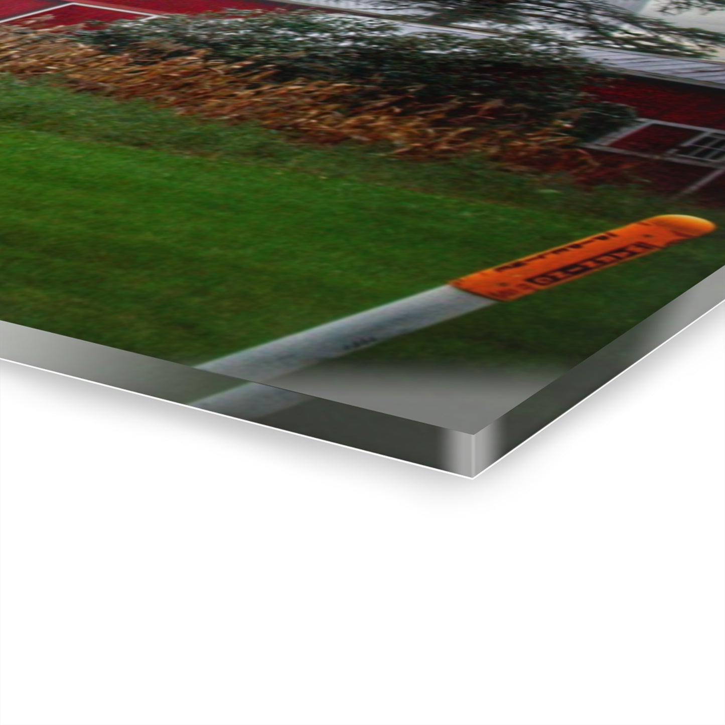 U R There Photography Haines Roadside Red and Silo Rustic Farmhouse Acrylic Wall Print