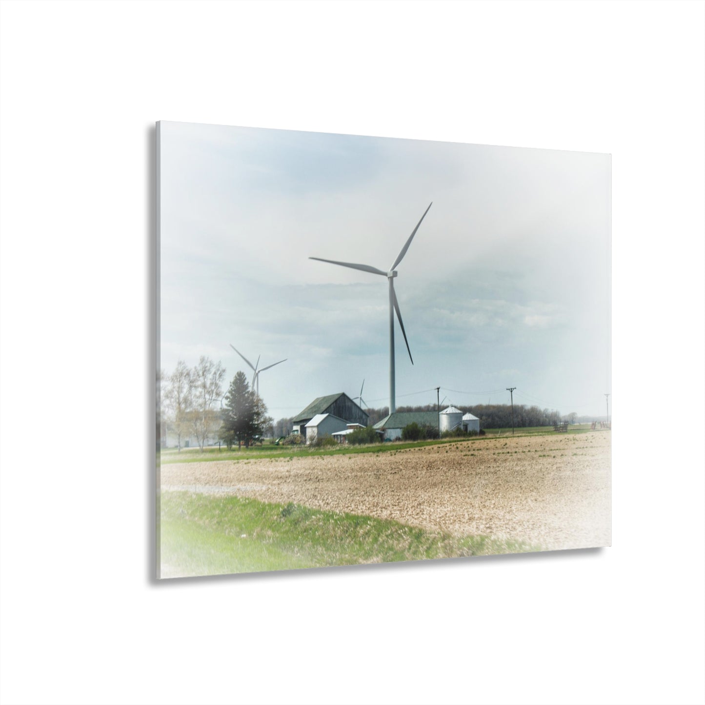 U R There Photography Dickerson Grey Rustic Farmhouse Acrylic Wall Print