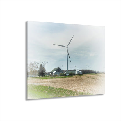 U R There Photography Dickerson Grey Rustic Farmhouse Acrylic Wall Print