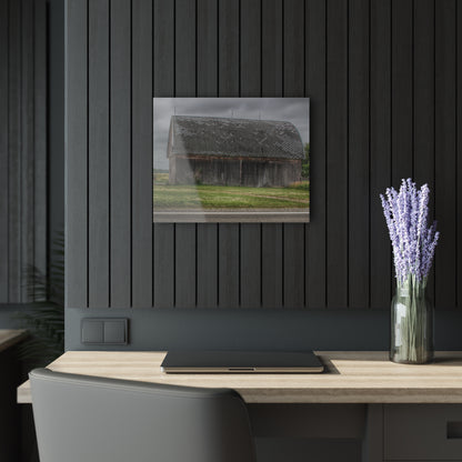 U R There Photography M-24 Elder Grey Rustic Farmhouse Acrylic Wall Print