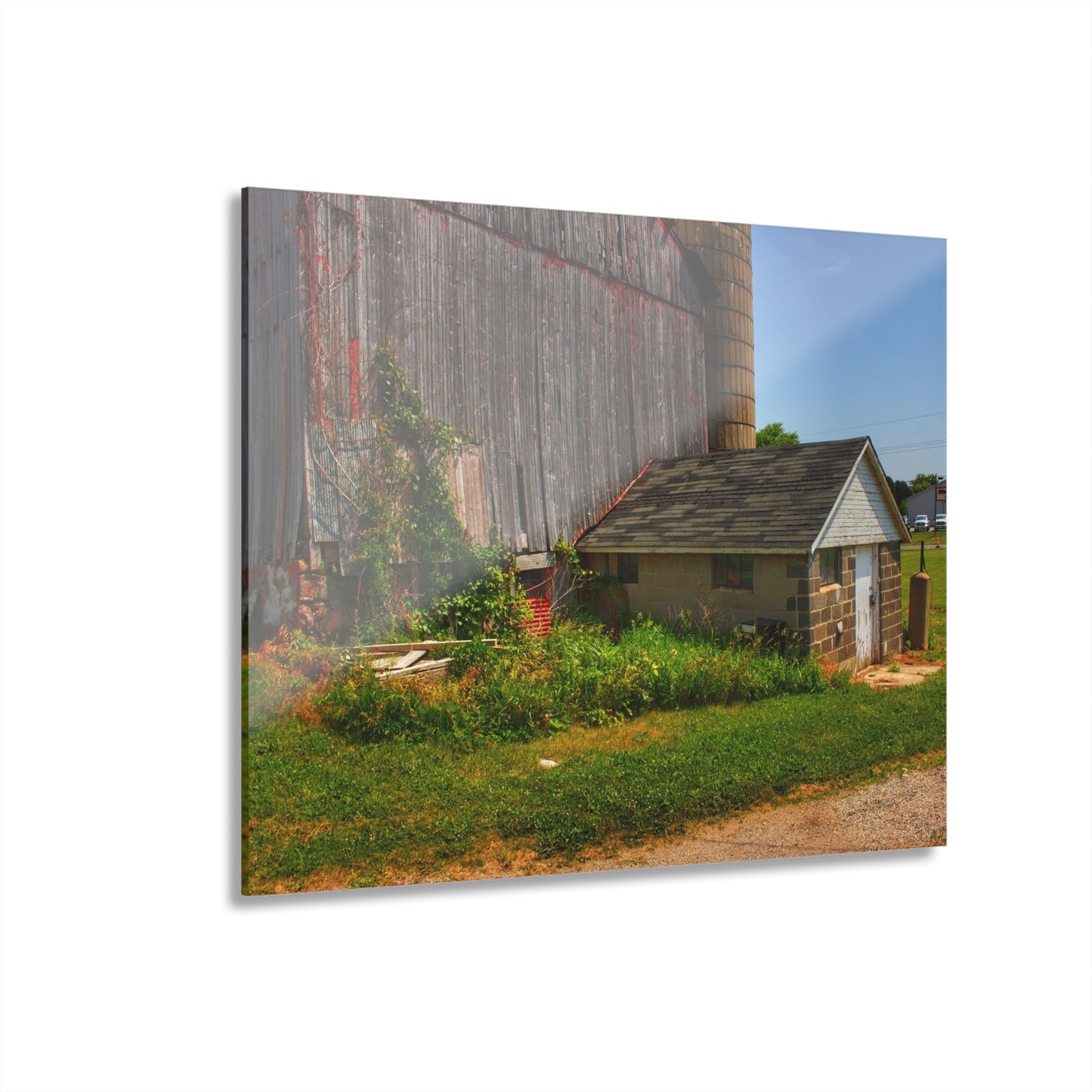U R There Photography Marlette Red V Rustic Farmhouse Acrylic Wall Print