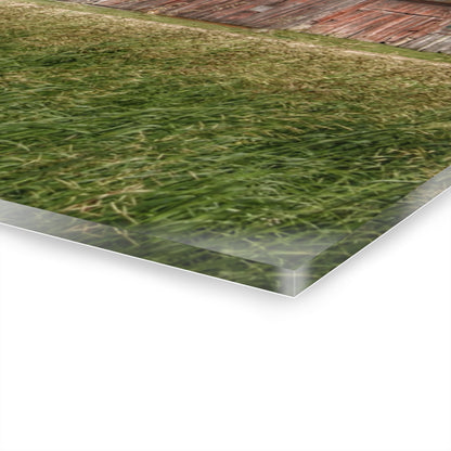 U R There Photography Hunters Creek Reds Rustic Farmhouse Acrylic Wall Print