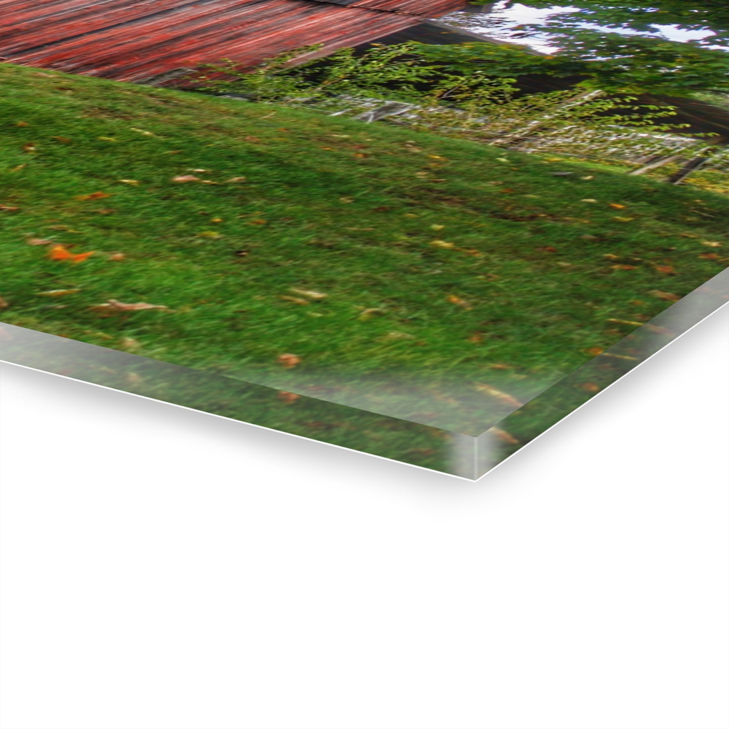 U R There Photography Frances Road Old Red I Rustic Farmhouse Acrylic Wall Print