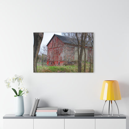 U R There Photography Lake George Red I Rustic Farmhouse Acrylic Wall Print
