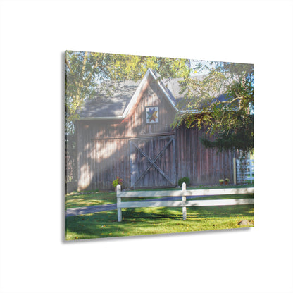 U R There Photography Hunters Creek Quilted II Rustic Farmhouse Acrylic Wall Print
