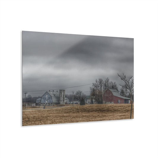 U R There Photography Daley Road Duo Rustic Farmhouse Acrylic Wall Print