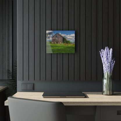 U R There Photography Bohms Road Grey II Rustic Farmhouse Acrylic Wall Print