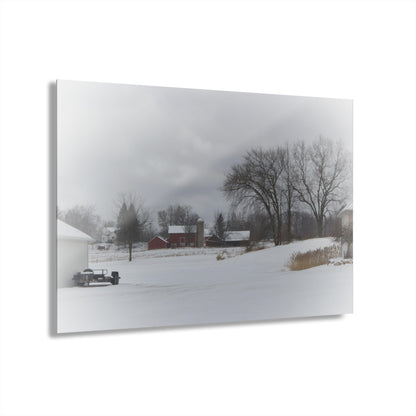 U R There Photography Across the Field on Sandy Lane Rustic Farmhouse Acrylic Wall Print