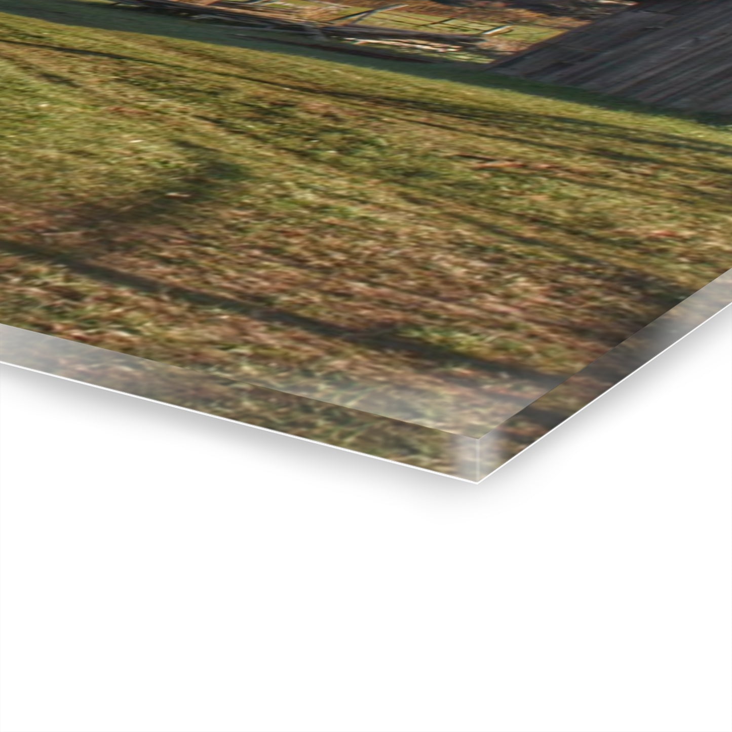U R There Photography Bowers Road Greys I Rustic Farmhouse Acrylic Wall Print