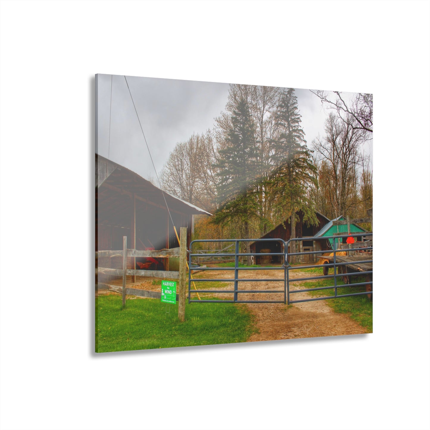 U R There Photography Castle Roadside Greys Rustic Farmhouse Acrylic Wall Print