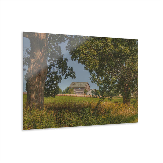 U R There Photography Treasurer Road Haybarn Rustic Farmhouse Acrylic Wall Print