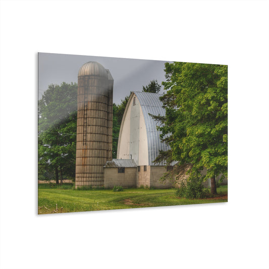 U R There Photography Carpenter Road White I Rustic Farmhouse Acrylic Wall Print