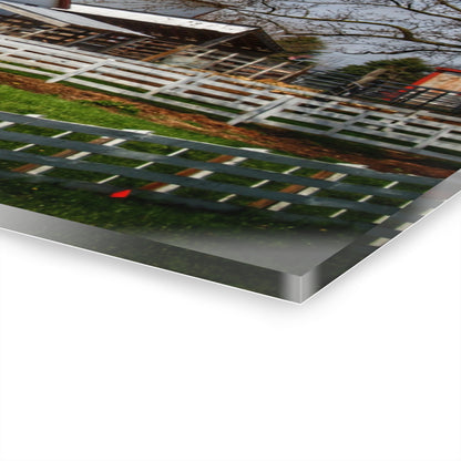 U R There Photography Henderson Whites Rustic Farmhouse Acrylic Wall Print