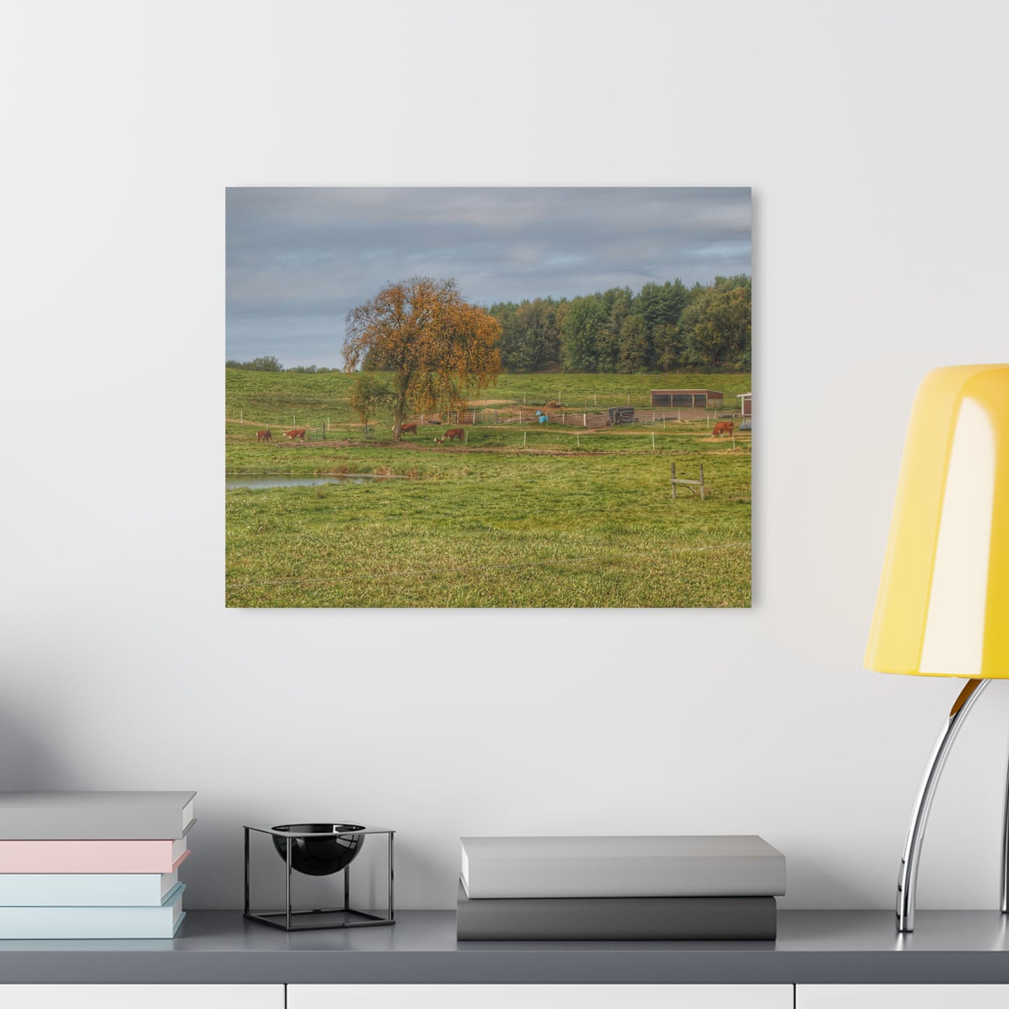 Barn Boutique Modern Farmhouse Acrylic Wall Print| Kingston Road Cows