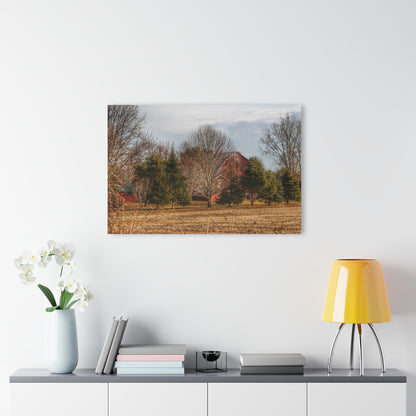 U R There Photography Irish Road Hidden Red Rustic Farmhouse Acrylic Wall Print