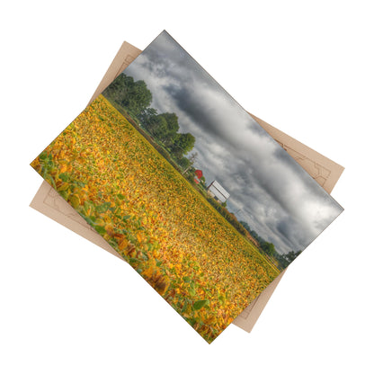 U R There Photography Golden Fields Farm Rustic Farmhouse Decorative Ceramic Tile