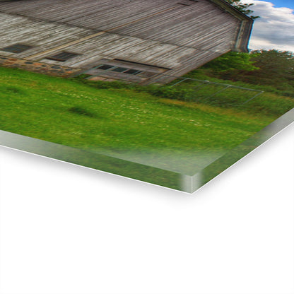 U R There Photography Fieldstone Grey Rustic Farmhouse Acrylic Wall Print