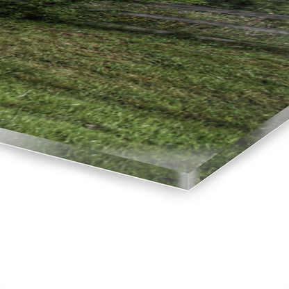 U R There Photography Hegal Road Old Red I Rustic Farmhouse Acrylic Wall Print