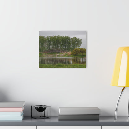 U R There Photography Bridge of Summer Road I Rustic Farmhouse Acrylic Wall Print