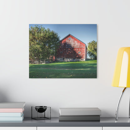U R There Photography Five Lakes Red III Rustic Farmhouse Acrylic Wall Print