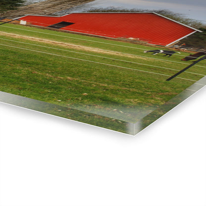 U R There Photography Fostoria Little Red Rustic Farmhouse Acrylic Wall Print