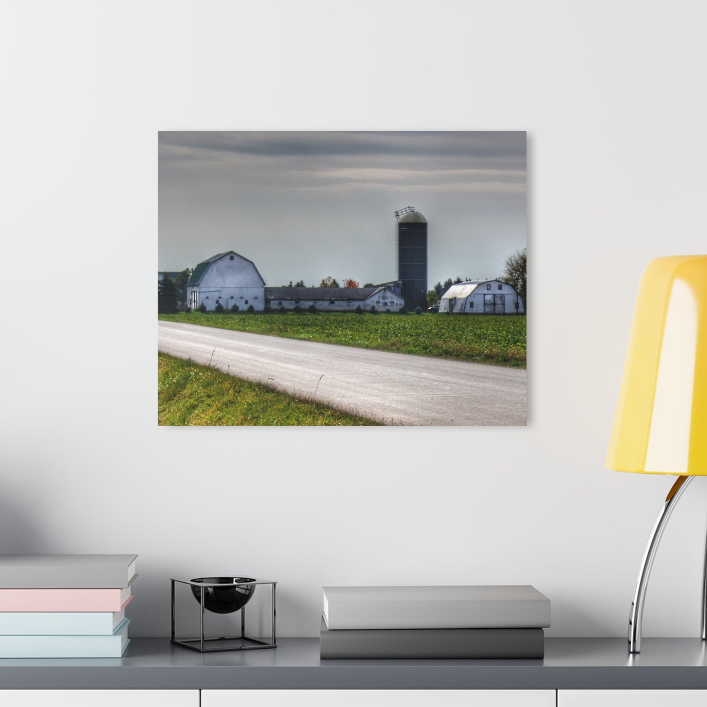 U R There Photography South Block Road Farm Rustic Farmhouse Acrylic Wall Print