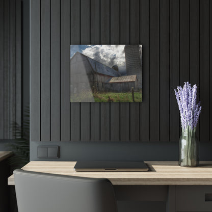 U R There Photography Sandusky Grey II Rustic Farmhouse Acrylic Wall Print