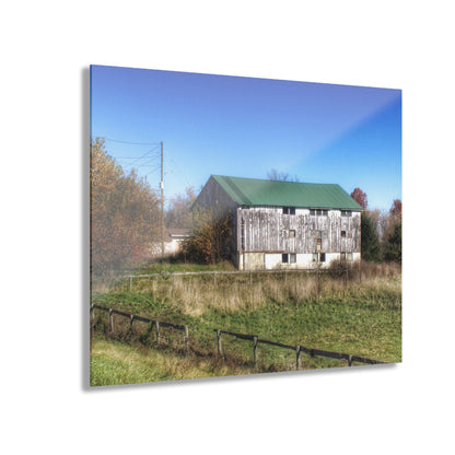 U R There Photography Hadley White Rustic Farmhouse Acrylic Wall Print