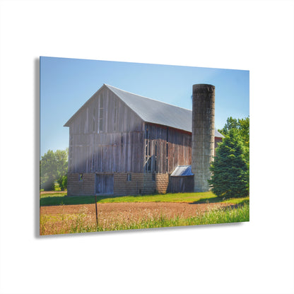 U R There Photography Gilford Grey III Rustic Farmhouse Acrylic Wall Print