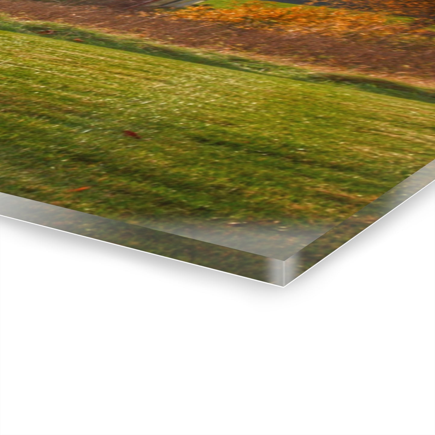 U R There Photography Invitational Drive Red Rustic Farmhouse Acrylic Wall Print