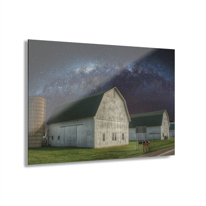 U R There Photography Under the Milky Way Rustic Farmhouse Acrylic Wall Print