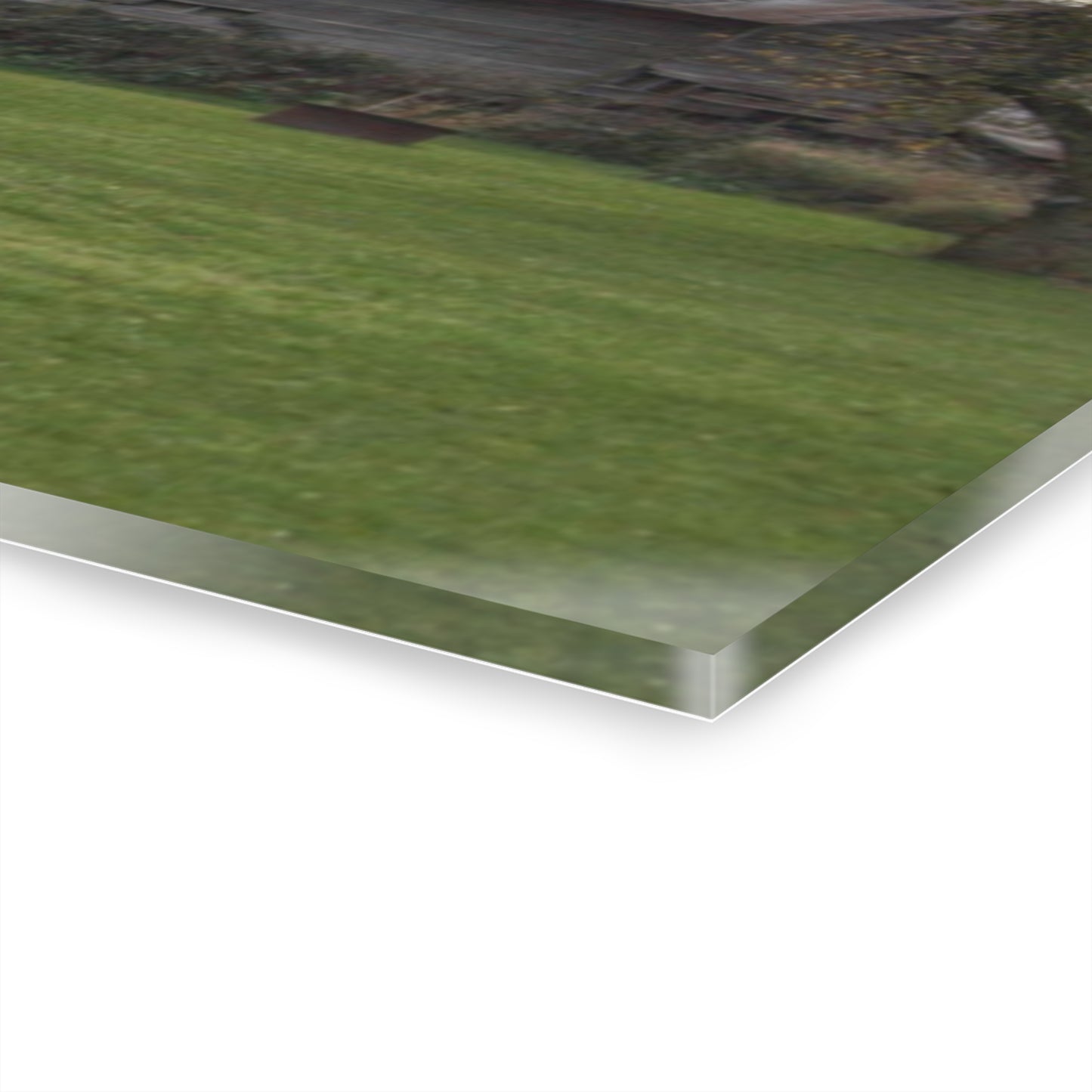 U R There Photography Dodge Road Red Rustic Farmhouse Acrylic Wall Print