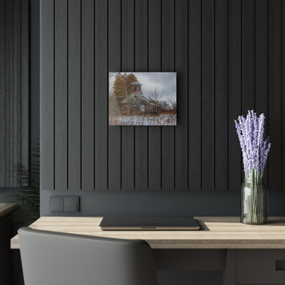 U R There Photography Vermilya Schoolhouse II Rustic Farmhouse Acrylic Wall Print